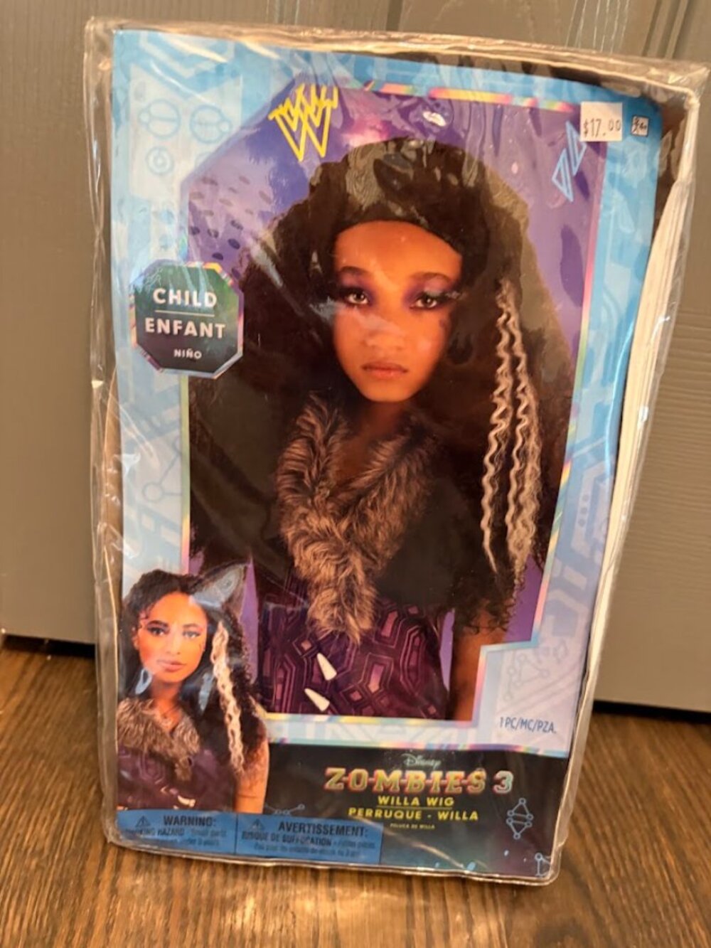 Disney Zombies 3-- Willa Wig---Child size NWT
